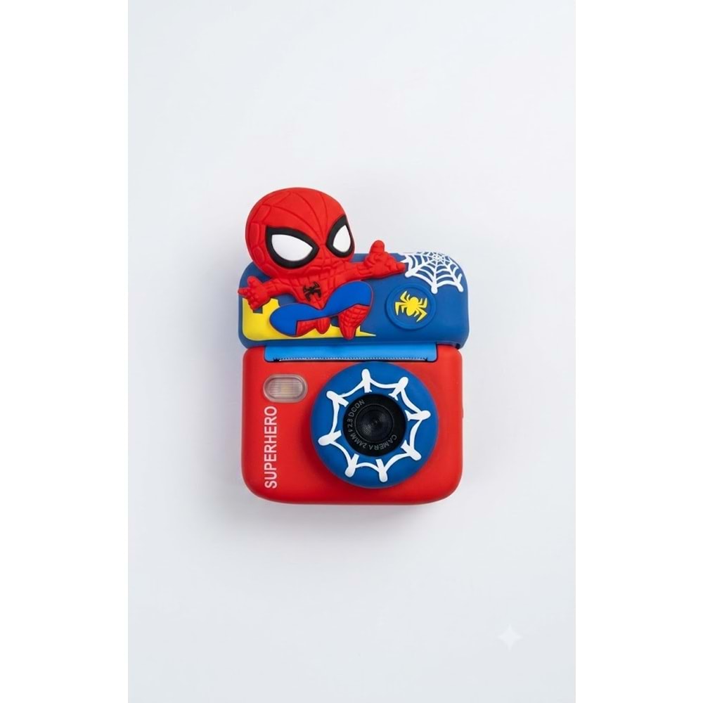 Spider Man terman Baskılı Fotoğraf Makinesi