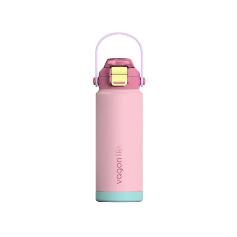 VAGONLİFE 750ML ÇELİK TERMOS PEMBE