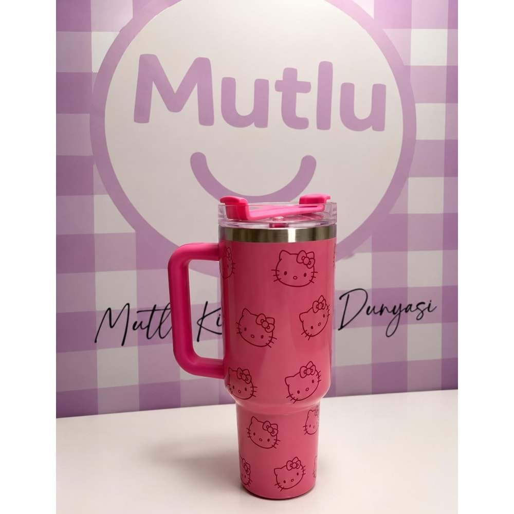 HELLO KİTTY 1200 ML ÇELİK MATARA