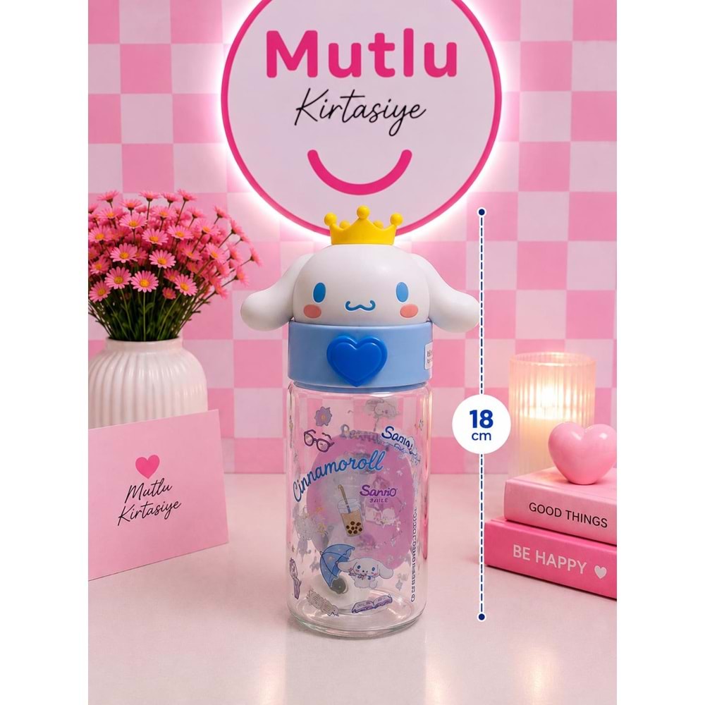 SANRİO CAM 360 ML MATARA