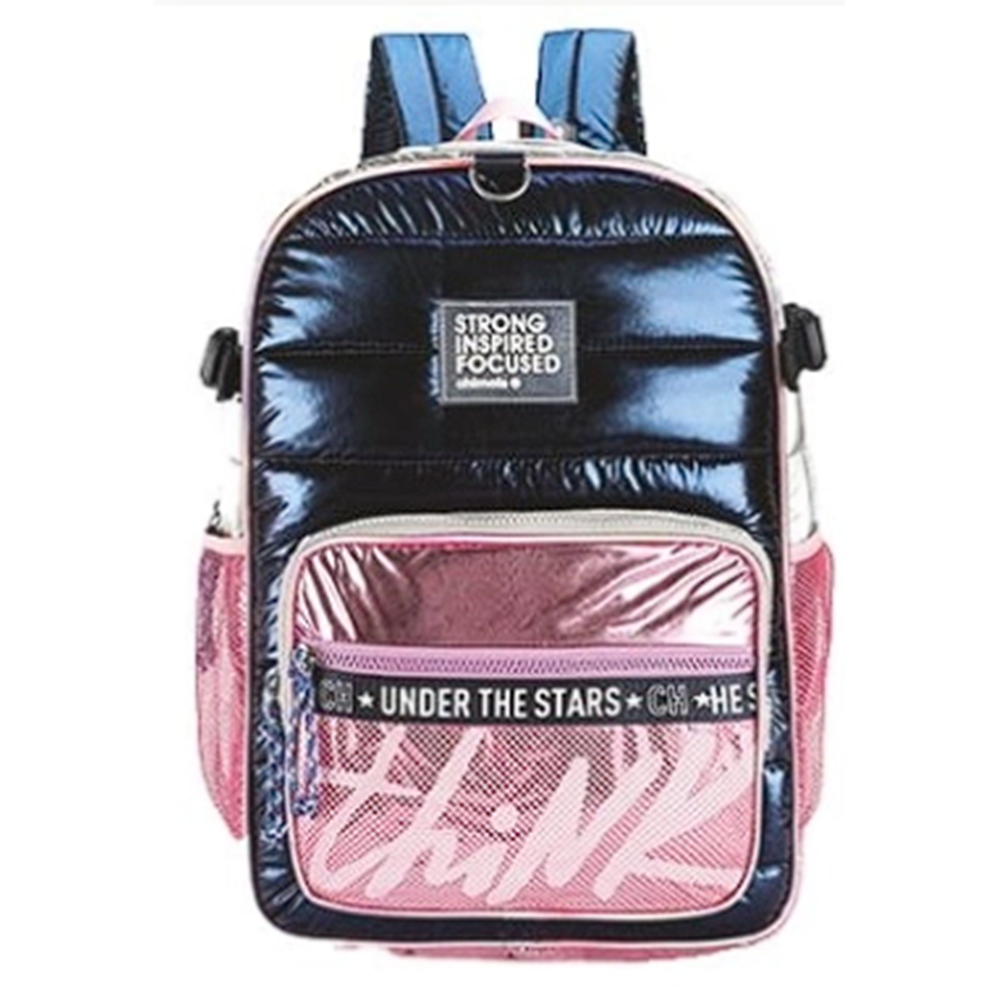 CHIMOLA BLUE SILVER LIGHT PINK SIRT CANTASI