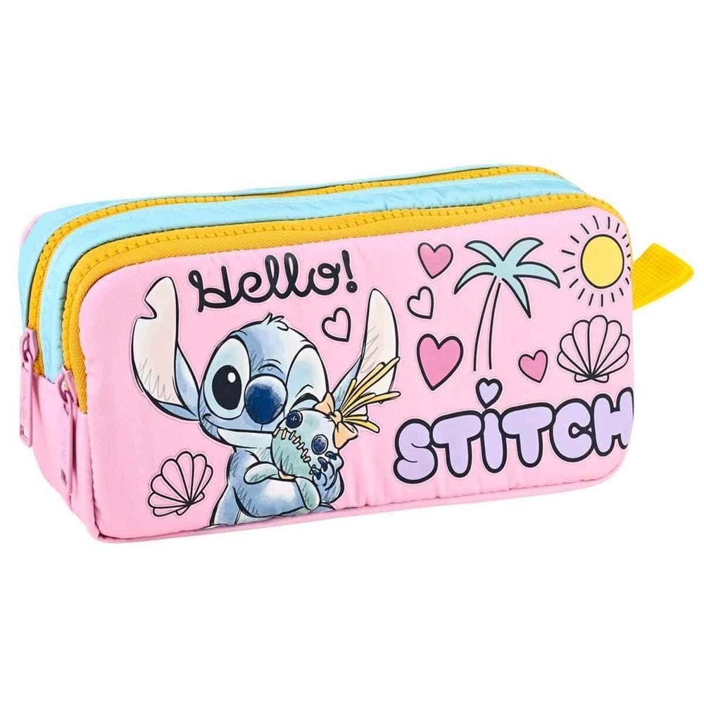 Stitch Desenli Pembe Kalem Kutusu