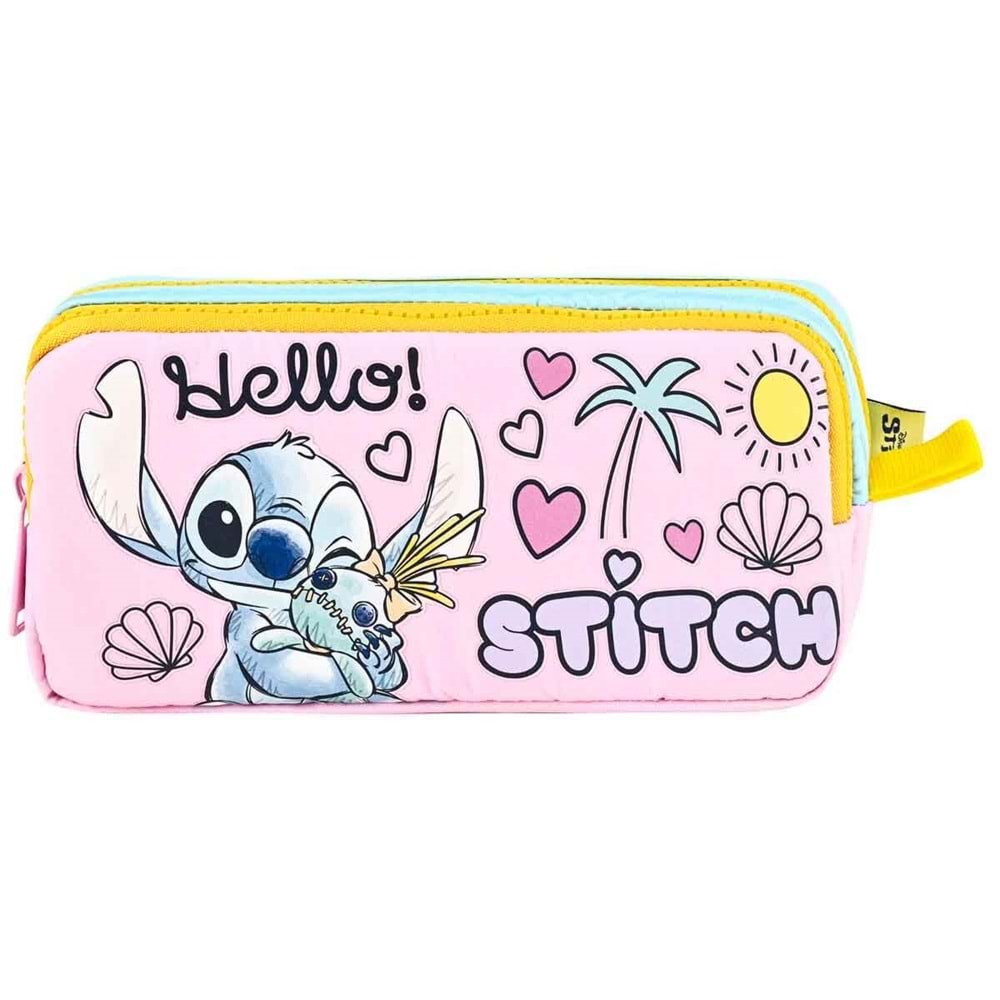 Stitch Desenli Pembe Kalem Kutusu