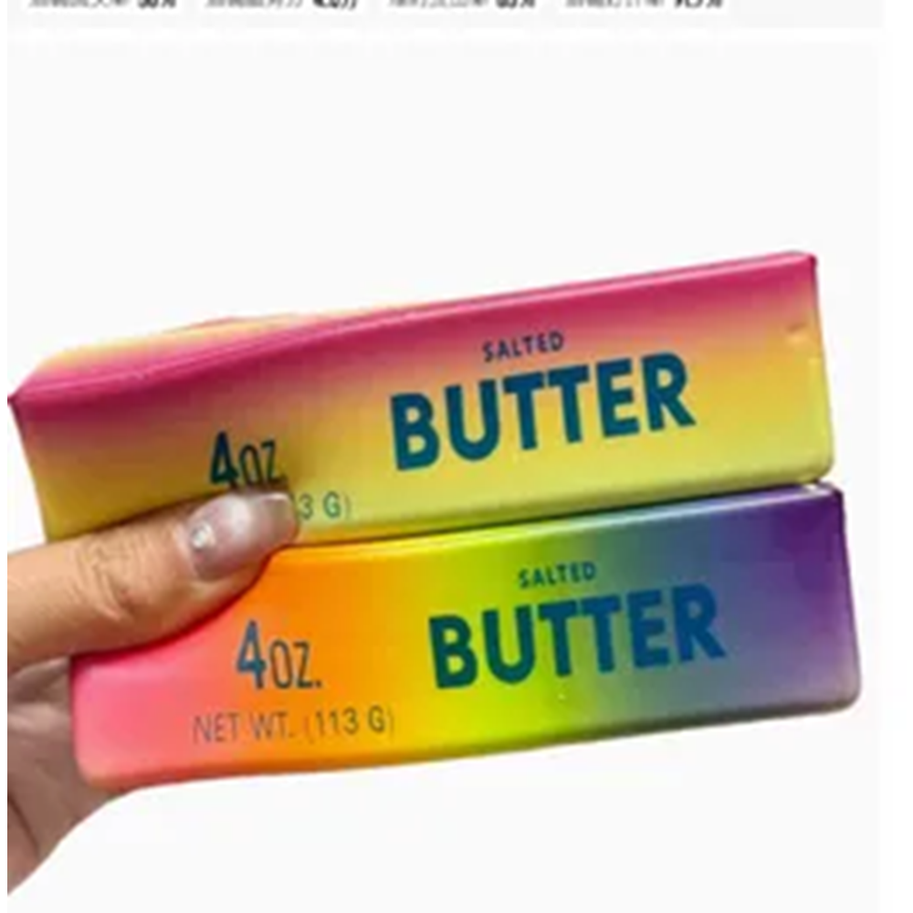 Butter Squishy Rainbow Slow Rising Sukuşi