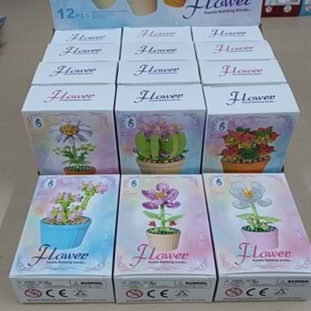 FLOWER PUZZLE LEGO ÇİÇEK
