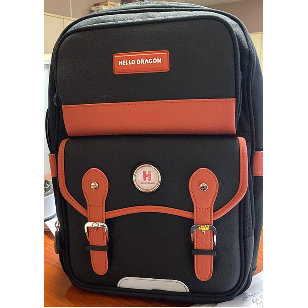 Hello Dragon Okul Çantası Model 13 Siyah