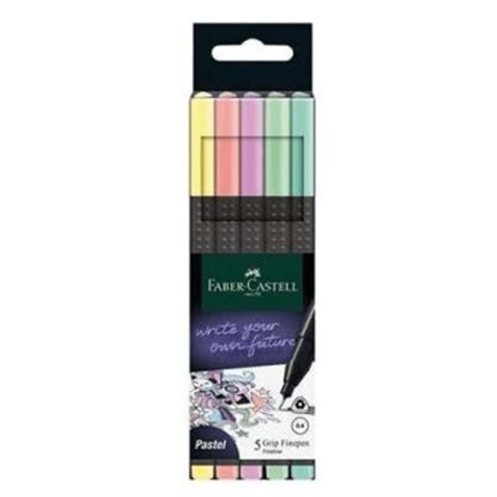 Faber-Castell Grip Finepen 2022 Pastel 5Li