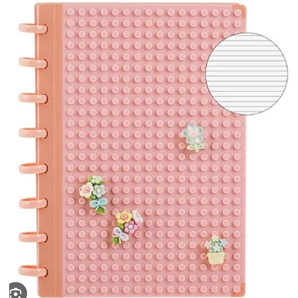 MYNOTE BLOK CİLTLİ DEFTER A5 KARELİ PEMBE