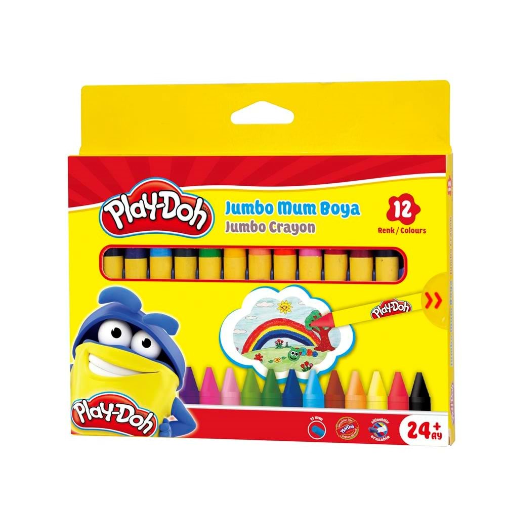 PLAYDOH JUMBO MUM BOYA 12 RENK