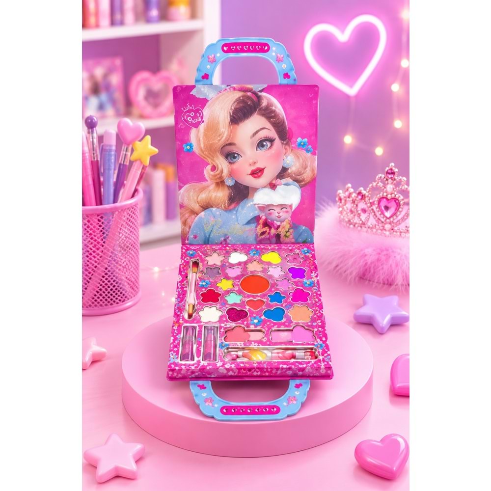 IGOODCO BARBİE ÇOCUK MAKYAJ SETİ