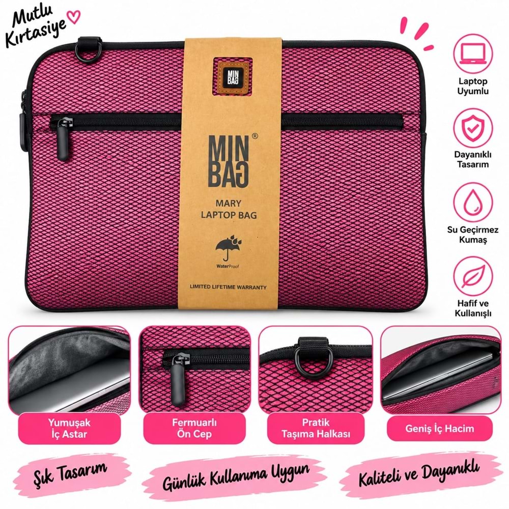 MİNBAG LAPTOP ÇANTASI 17 İNÇ