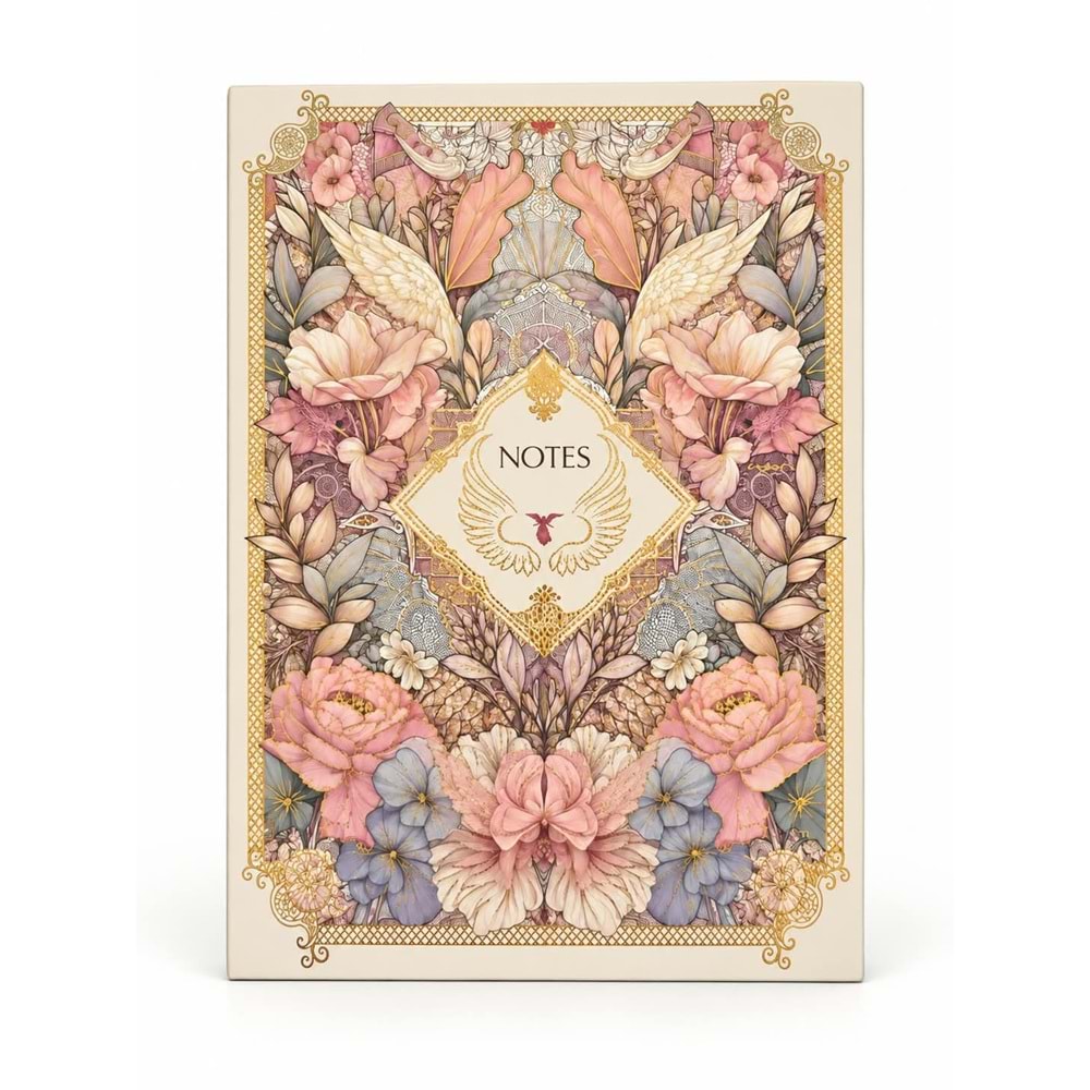 VICTORIAS JOURNALS DEFTER SERT KAPAK RENKLİ KENAR 80 GR 340 YP 11X15