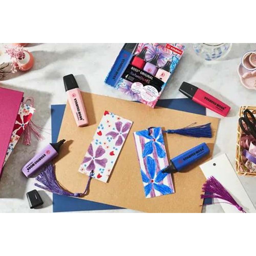 Stabilo Nature Colors Wildflower Edition 4'lü Fosforlu Kalem