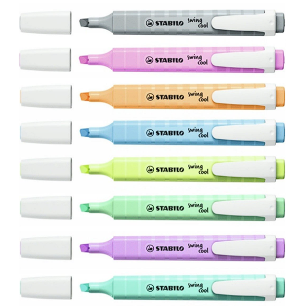 Stabilo Swing Cool Fosforlu İşaretleme Kalem Seti 8li Pastel