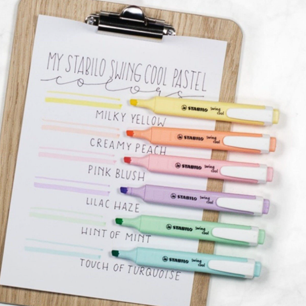 Stabilo Swing Cool Fosforlu İşaretleme Kalem Seti 8li Pastel