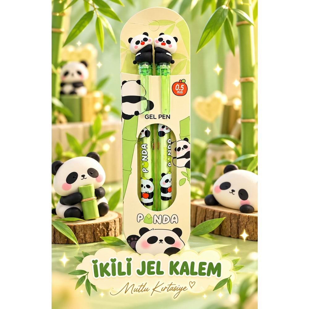 PANDA JEL KALEM 2Lİ
