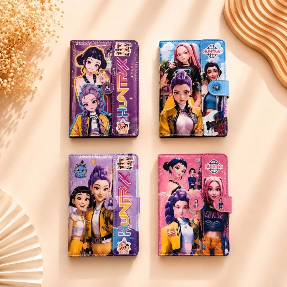Huntrix Mıknatıs Kapaklı Defter