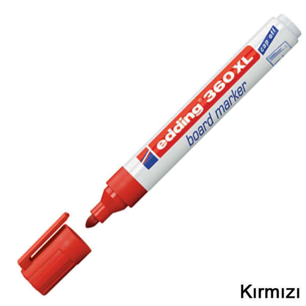 EDDİNG 360 XL TAHTA KALEMİ KIRMIZI