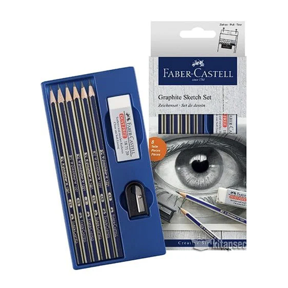 Faber-Castell Goldfaber Dereceli Kalem Çizim Seti