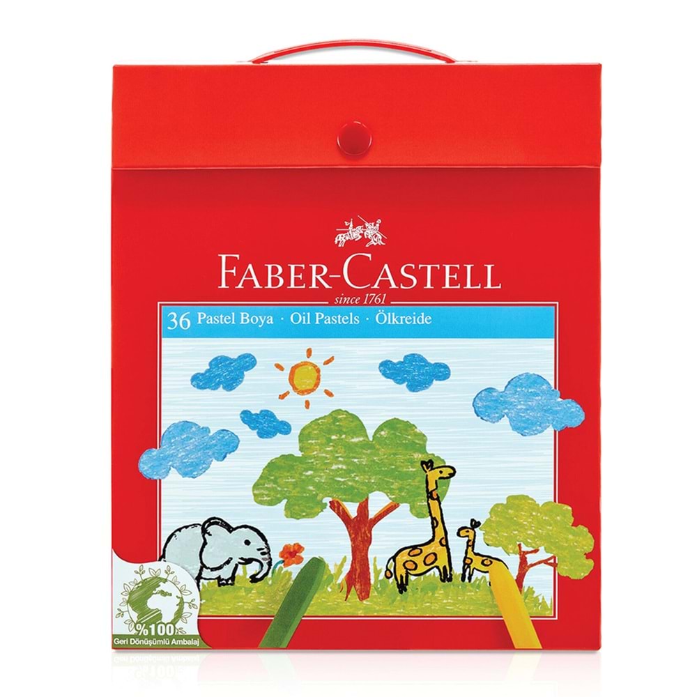 FABER CASTELL 36 RENK ÇANTALI PASTEL BOYA