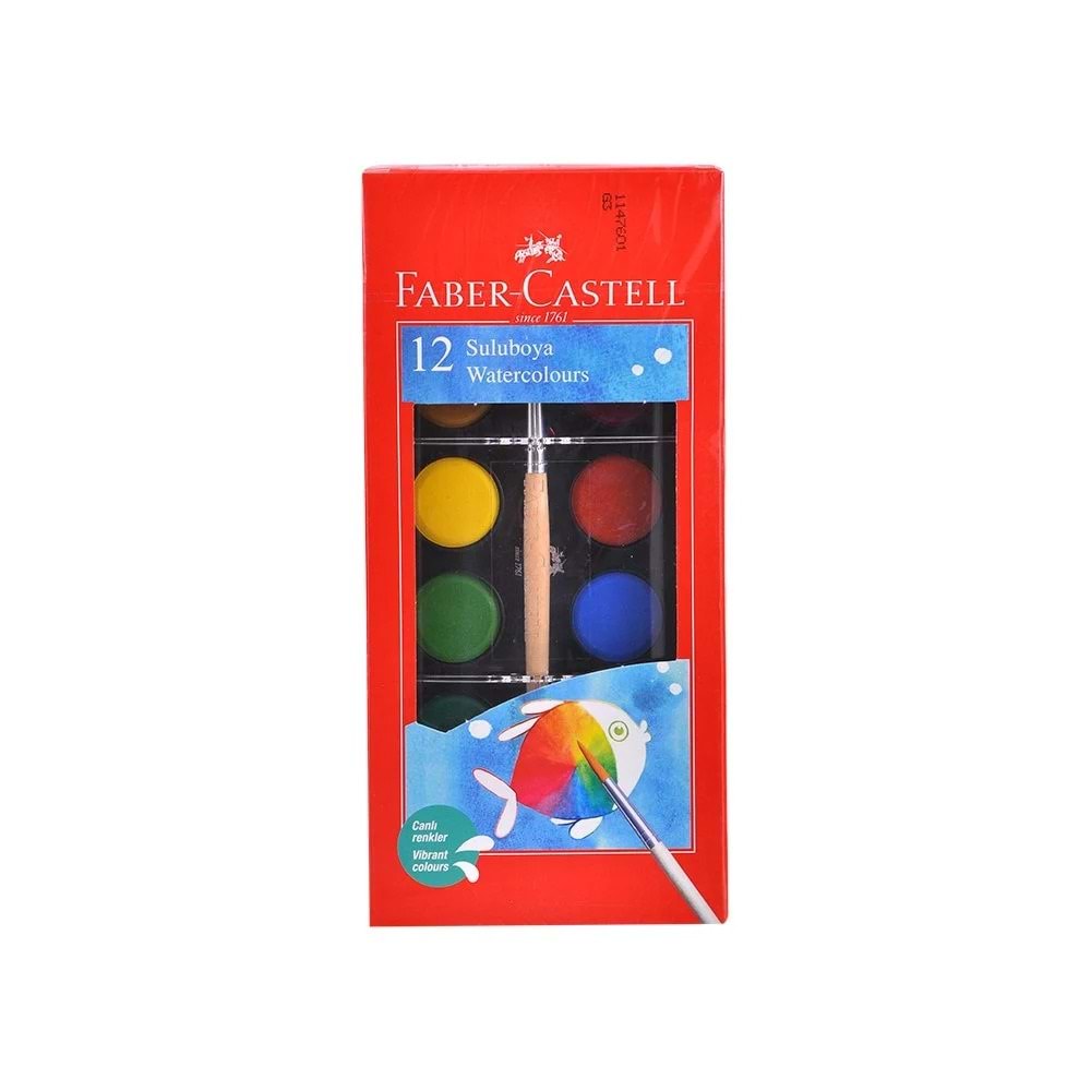 FABER CASTELL BÜYÜK BOY 12 SULUBOYA