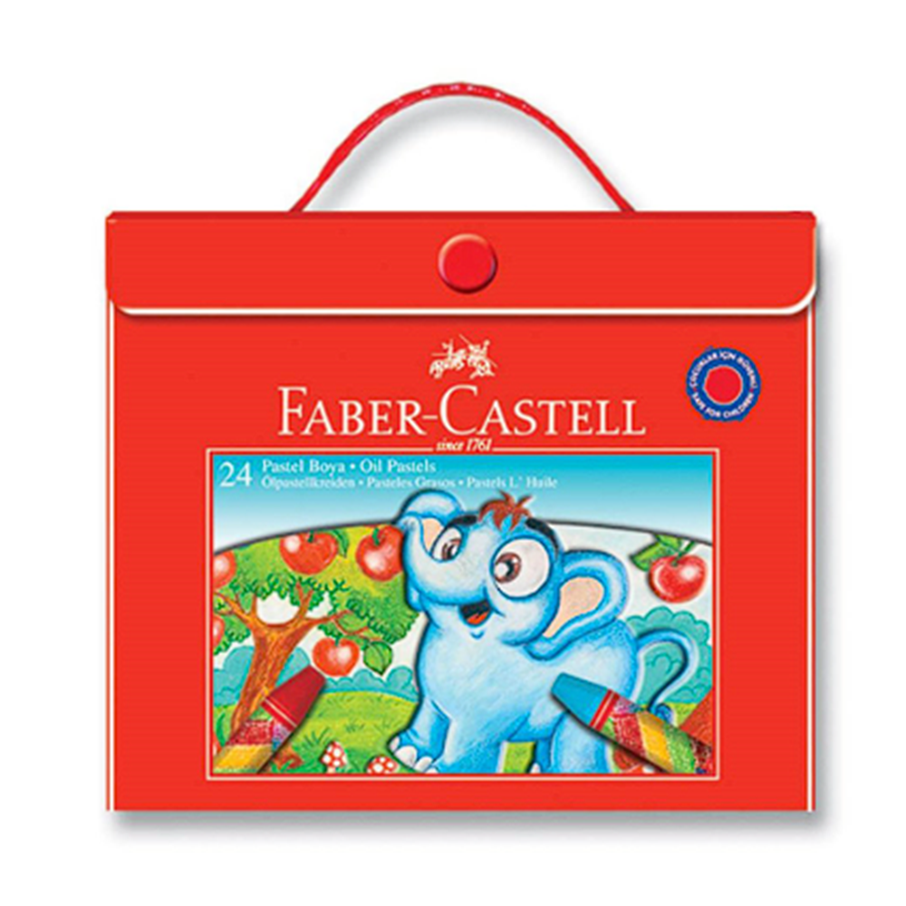 FABER CASTELL ÇANTALI PASTEL 24 LÜ