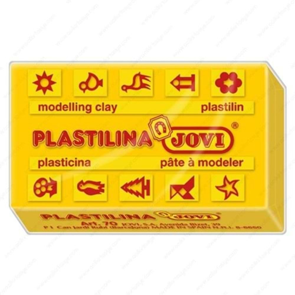 JOVİ PLASTİLİNA KOYU SARI OYUN HAMURU