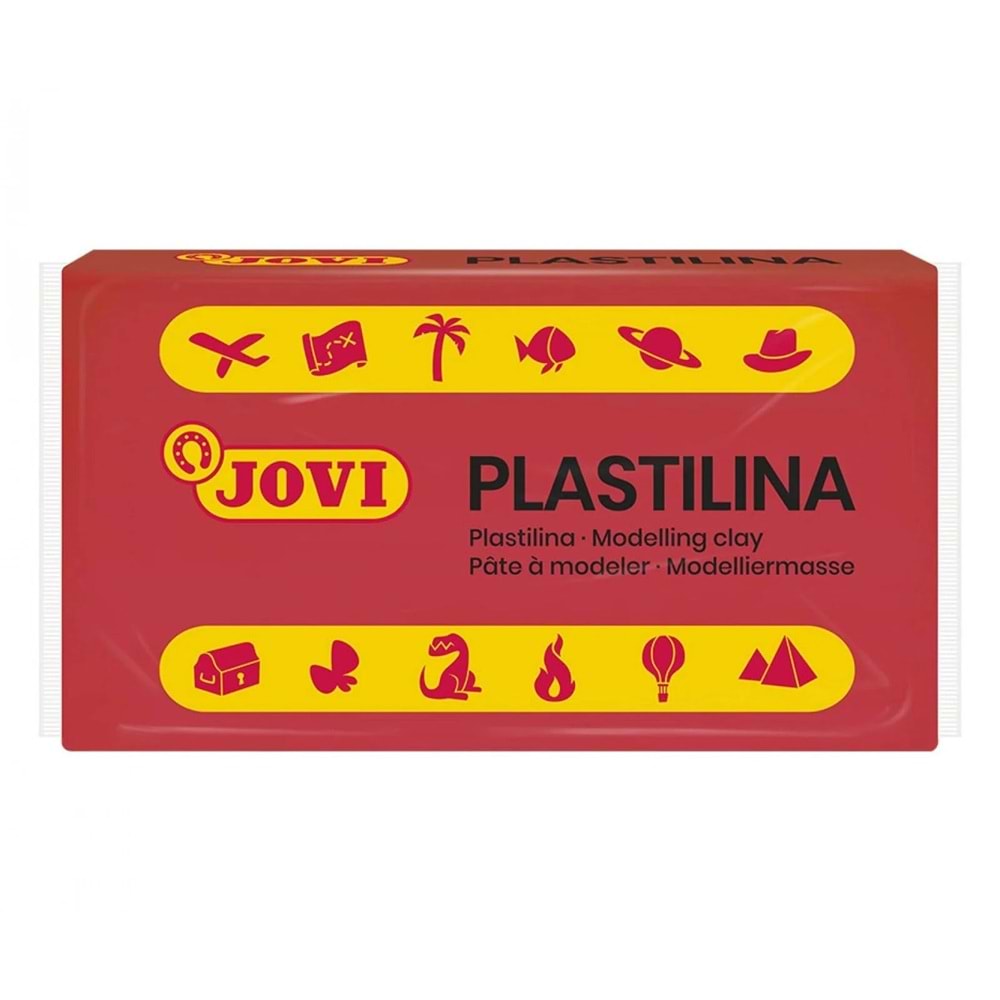 JOVİ PLASTİLİNA KOYU KIRMIZI OYUN HAMURU