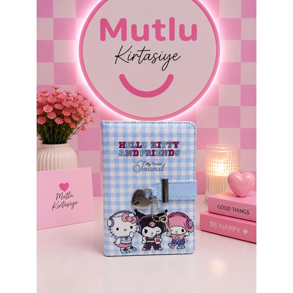 KUROMİ KİLİTLİ GÜNLÜK