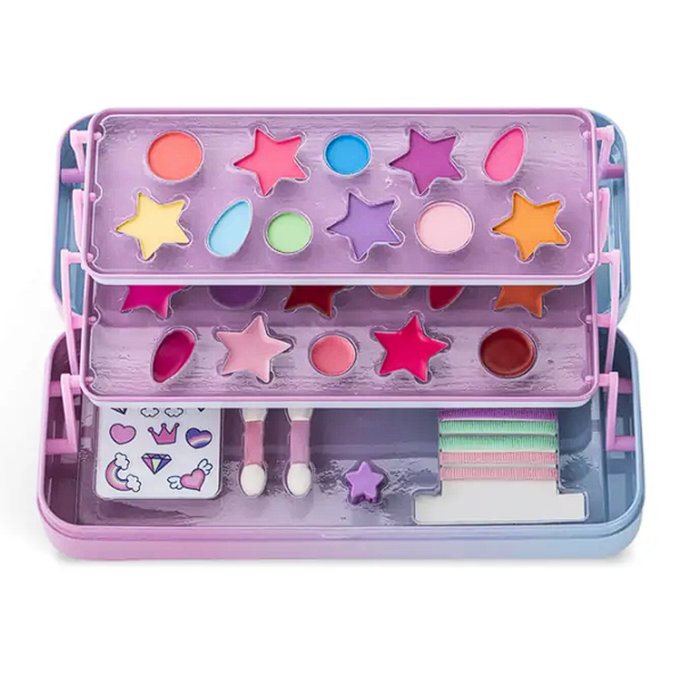 MARTİNELİA LİTTLE UNİCORN 3 KATLI MAKYAJ VE TOKA SETİ