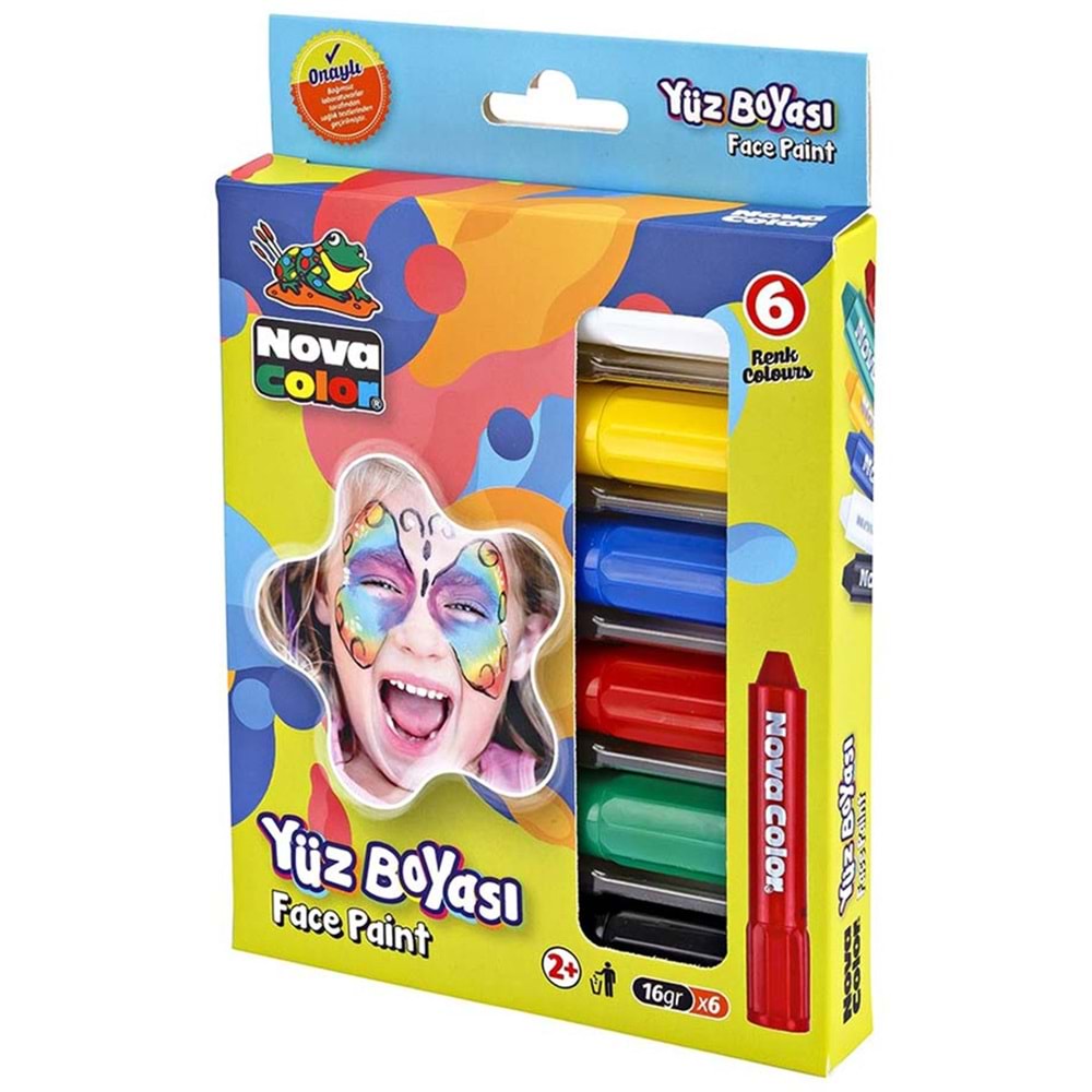 NOVA COLOR YÜZ BOYASI 6LI