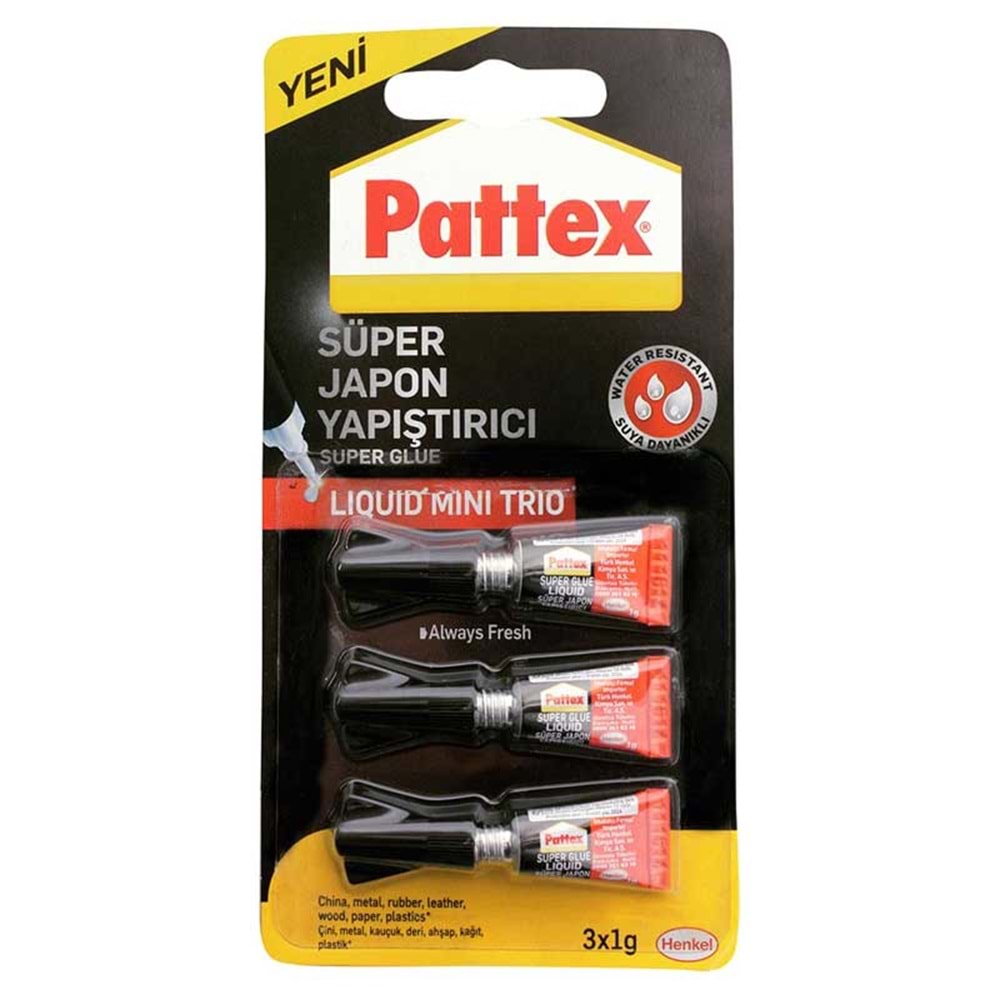 PATTEX 3LÜ JAPON YAPIŞTIRICISI