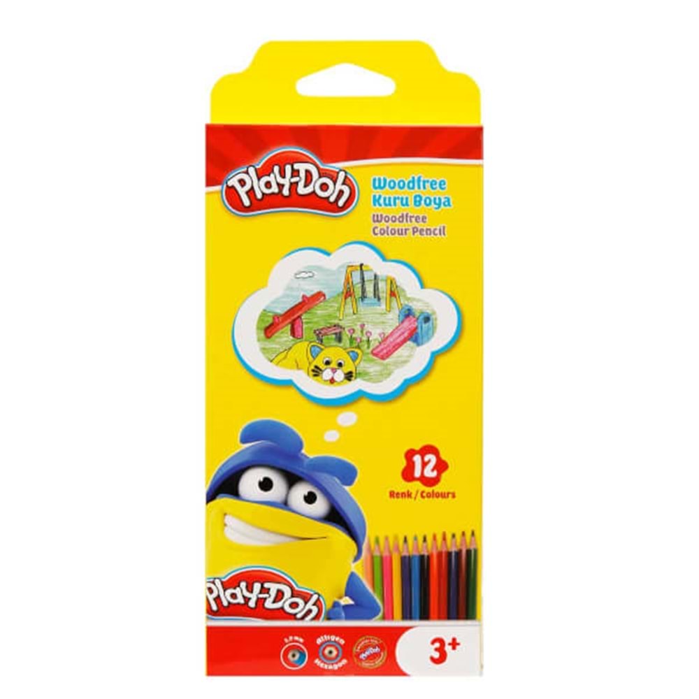 PLAY DOH 12 RENK KURU BOYA
