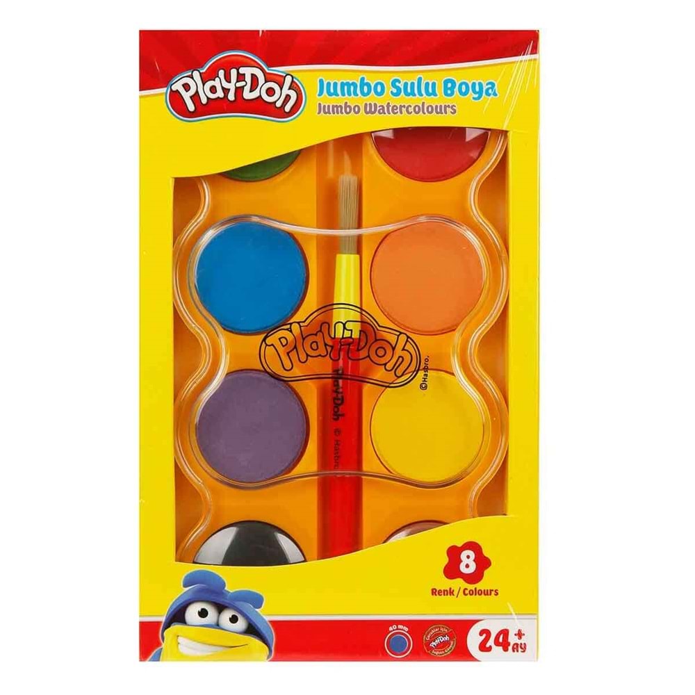 PLAY DOH JUMBO 8 RENK SULUBOYA