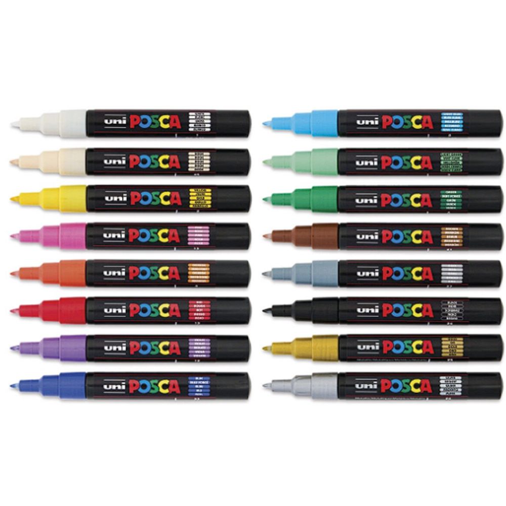 POSCA 16LI 0,7 SET
