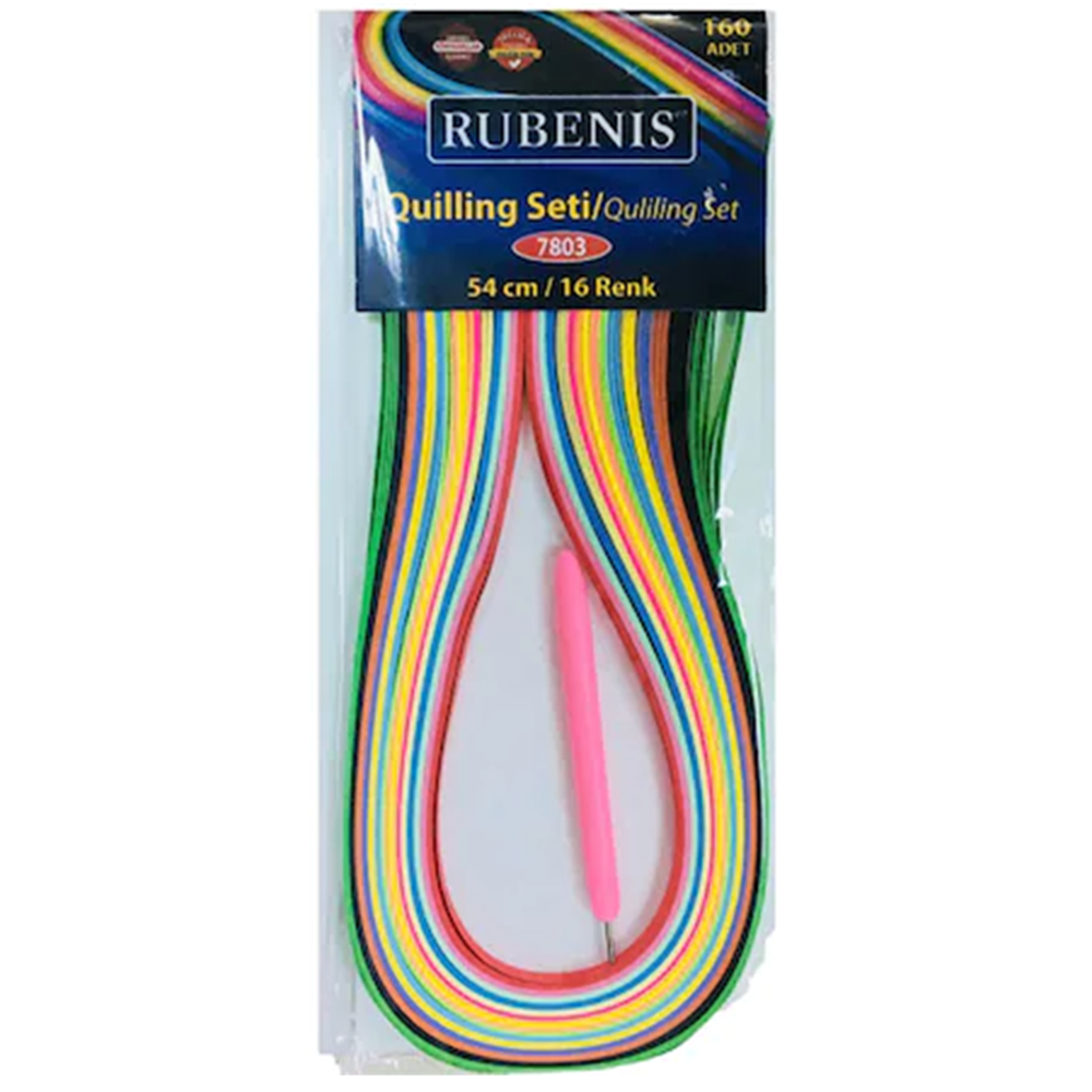 RUBENİS QUİLİNG KAĞIDI 54CM 16 RENK