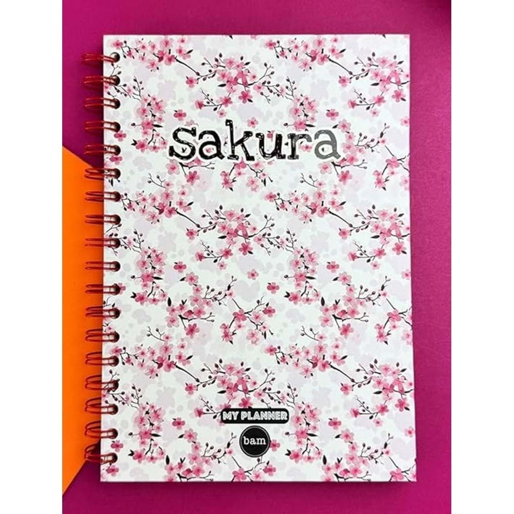 SAKURA TASARIMLI KONUŞAN AJANDA