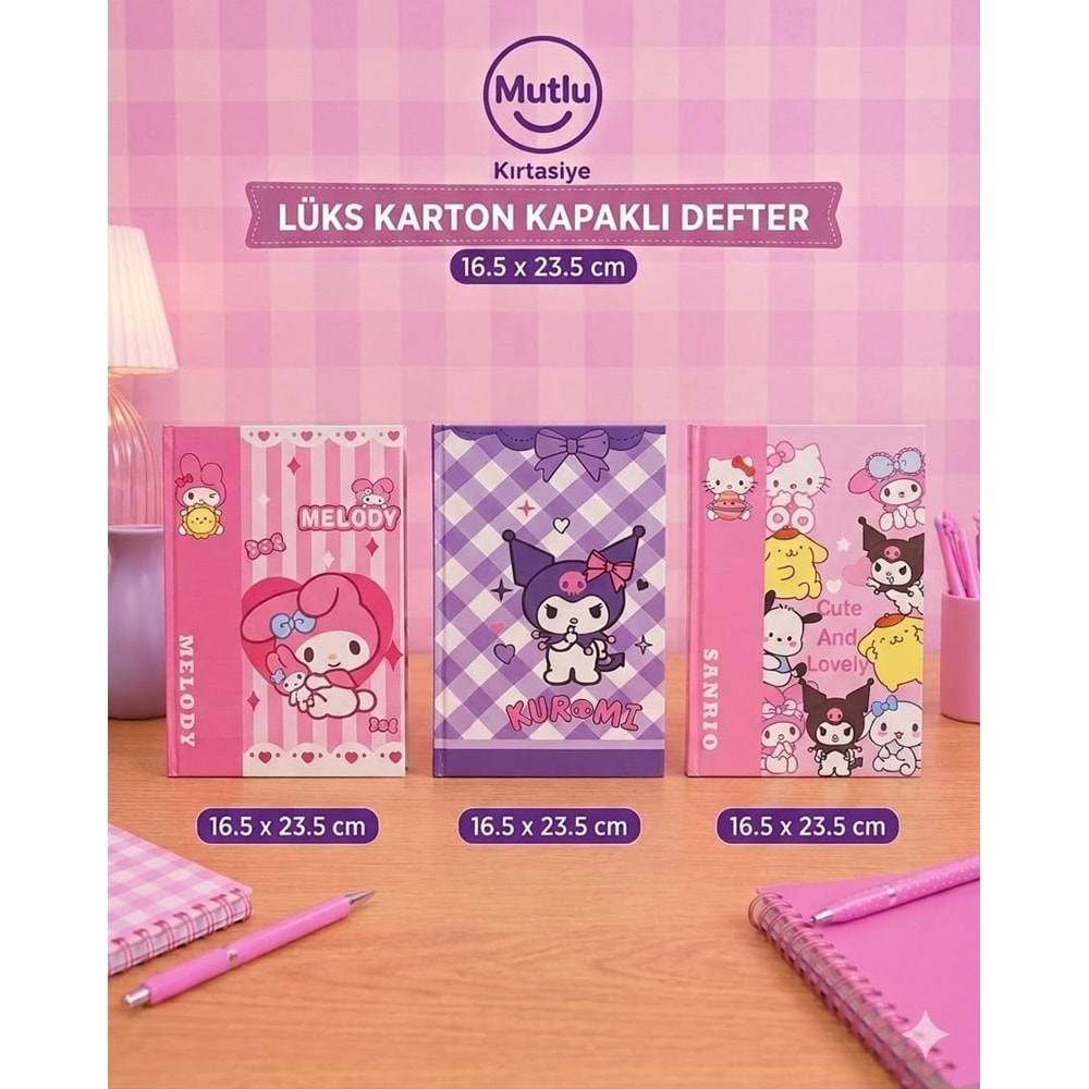 SANRİO PLANLAYICI DEFTER DESENLİ