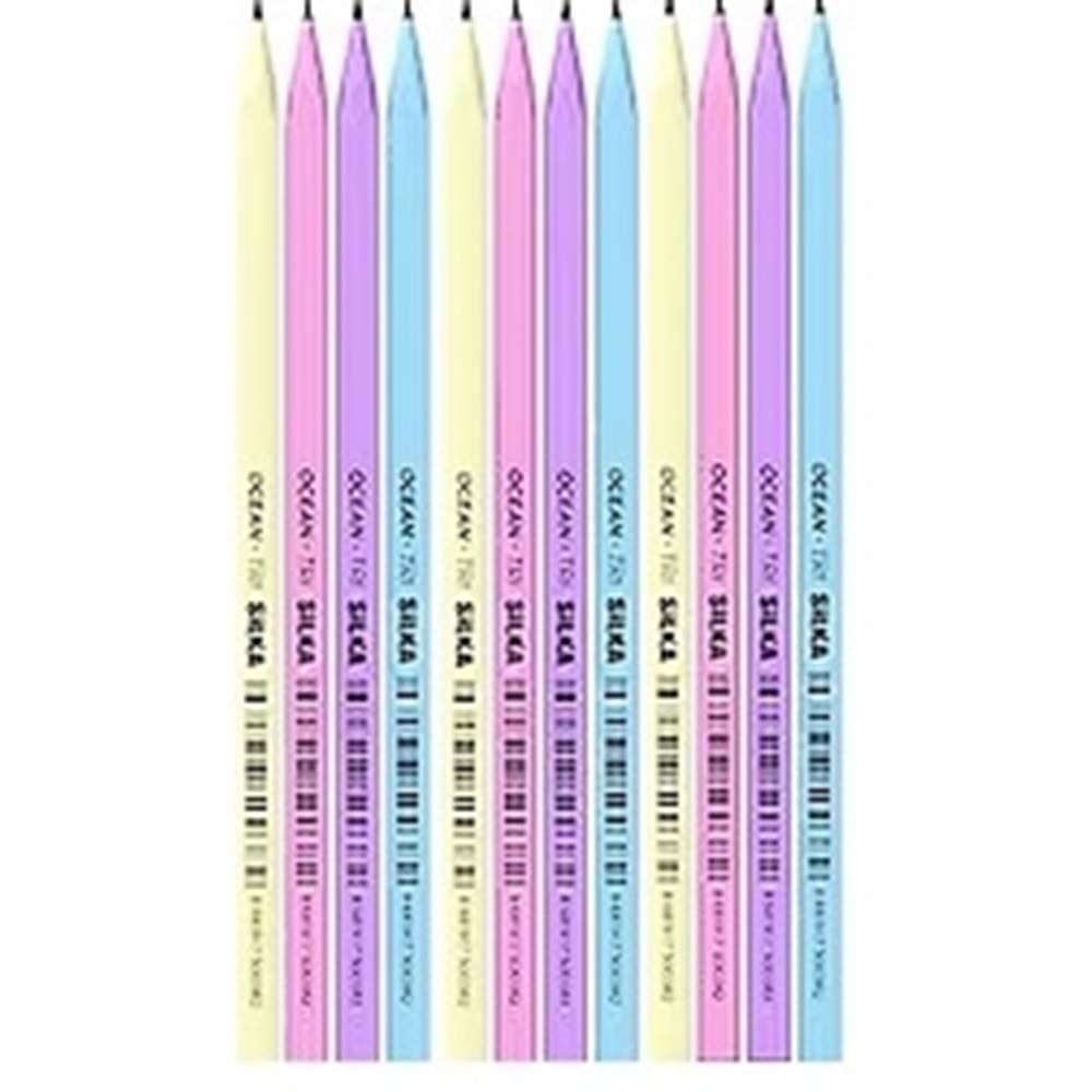 SİLKA PASTEL RENKLİ KURŞUN KALEM