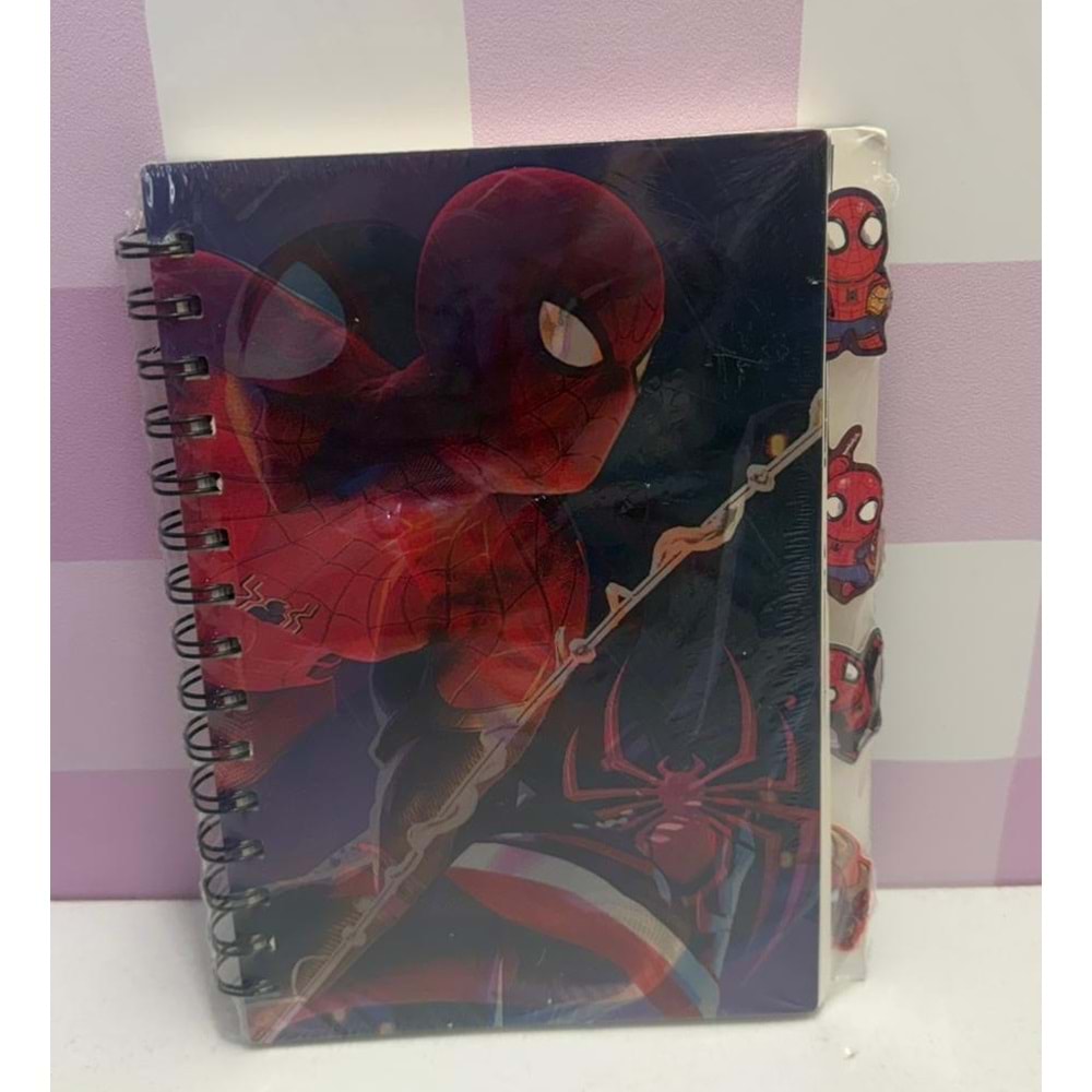 SPİDERMAN 3 BOYUTLU DEFTER