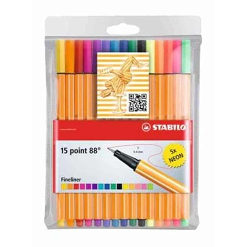 STABİLO 15Lİ SET 5 NEON