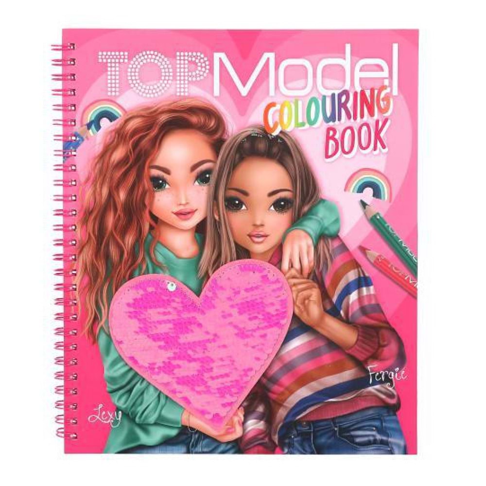 TOPMODEL KALPLİ PULLU KAPAKLI BOYAMA KİTABI
