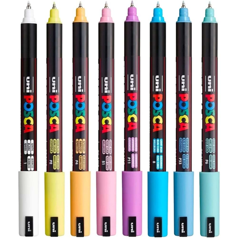 UNI POSCA 8Lİ 1MR