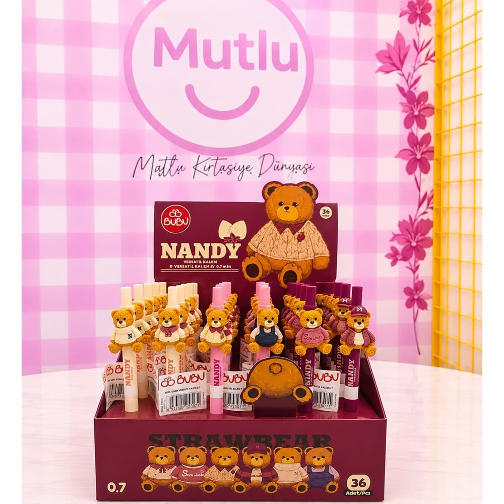 BU-BU AYICIK NANDY VERSATİL KALEM 0,7