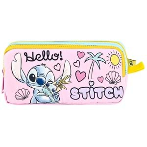 Stitch Desenli Pembe Kalem Kutusu