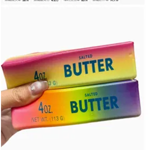 Butter Squishy Rainbow Slow Rising Sukuşi