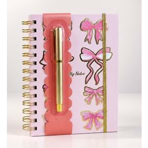 Kurdela Figürlü 160 Yaprak Çizgili + 1Sayfa Sticker Defter Tükenmez Kalem Set