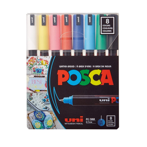 UNI POSCA 8Lİ 1MR