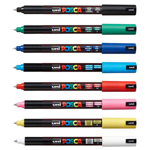 UNI POSCA 8Lİ 1MR