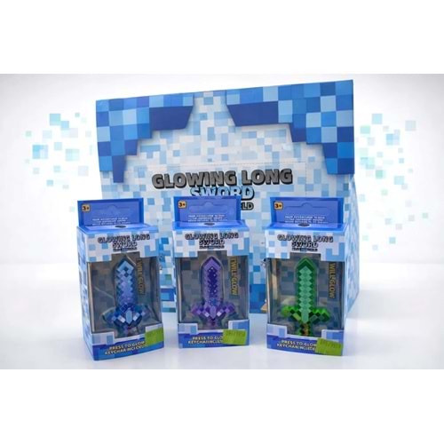 Minecraft Işıklı Kılıç Anahtarlık